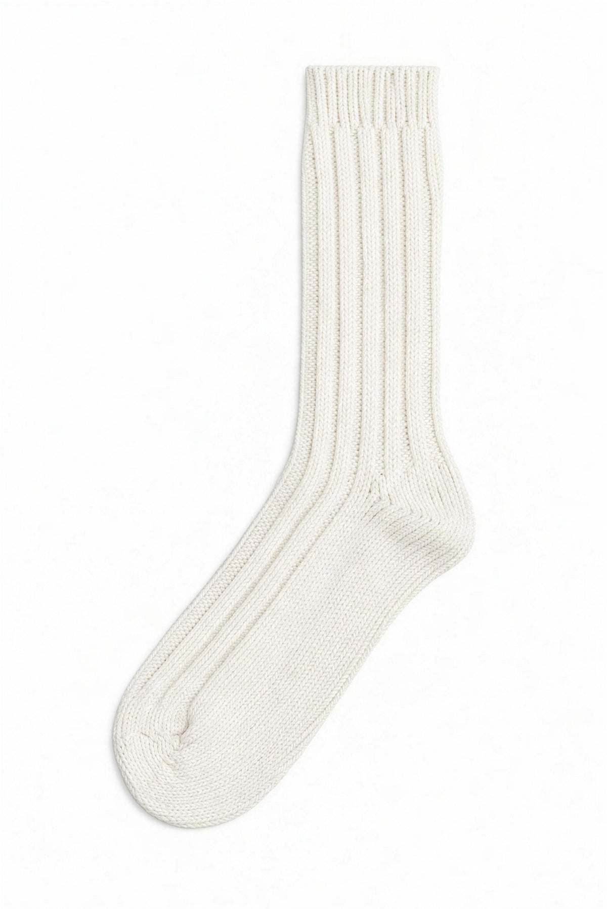 Off White women's wool socks, blank — no embroidery