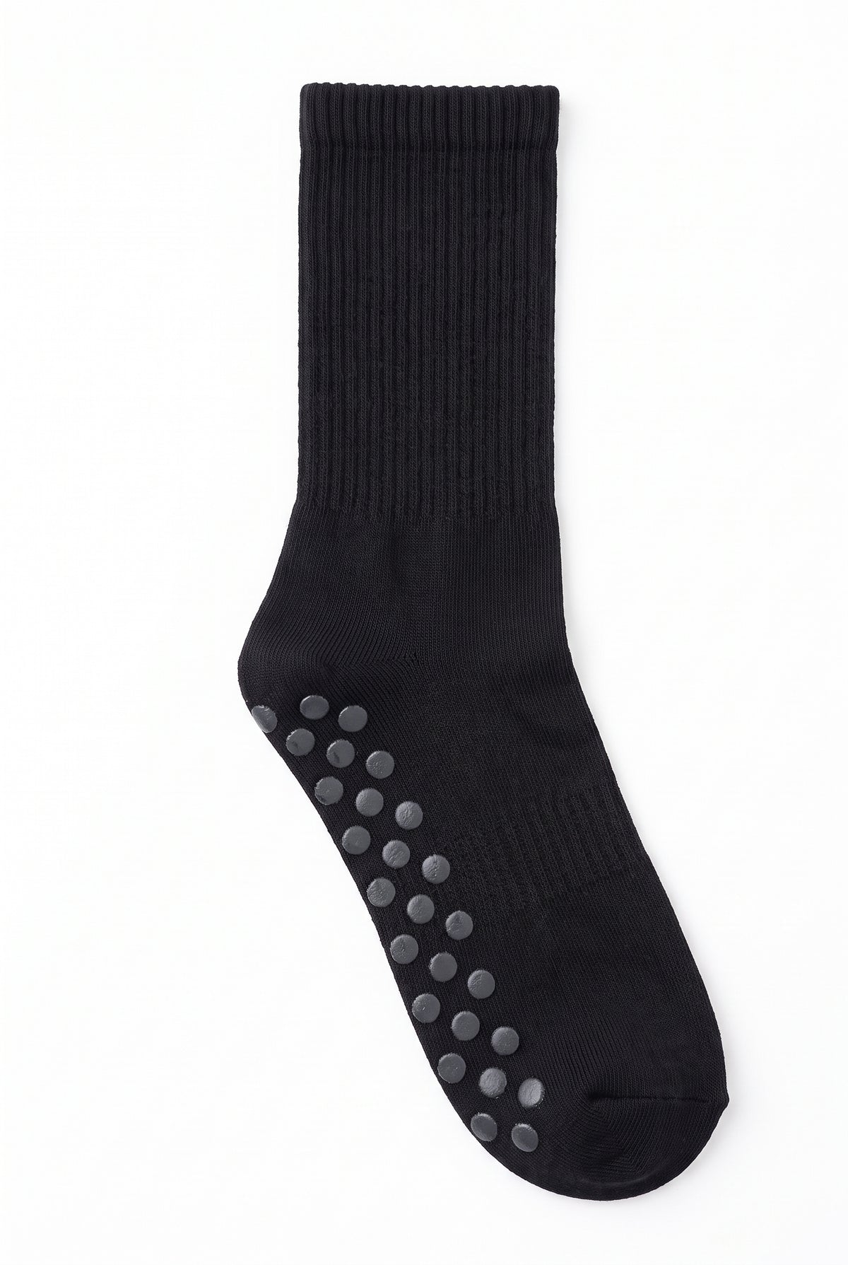 Black dot grip pilates socks, blank