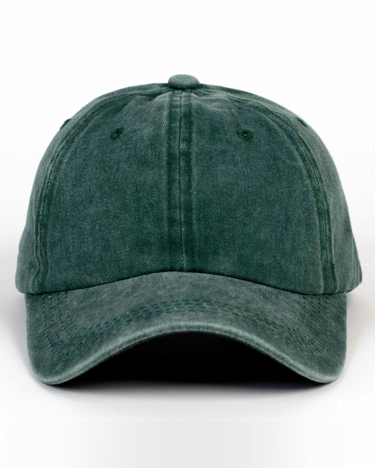 Forest Green dad hat, blank — no embroidery