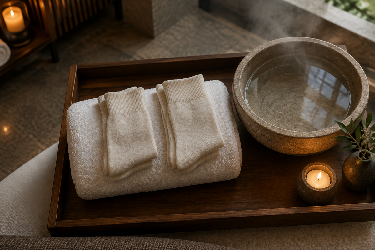 Branded Socks for Hotels and Spas
