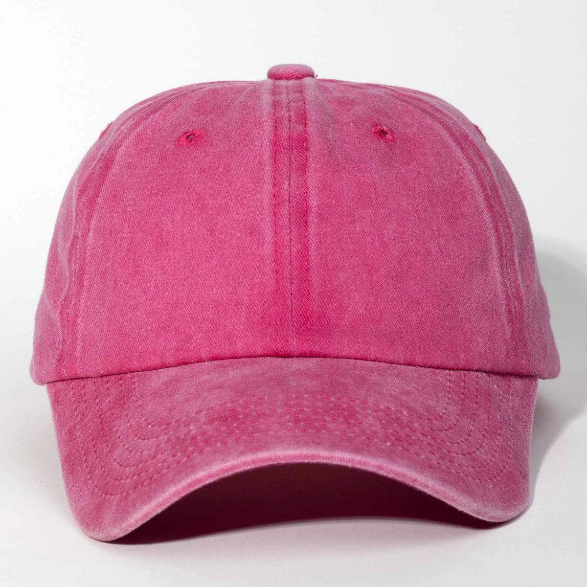 Hot Pink dad hat, blank — no embroidery