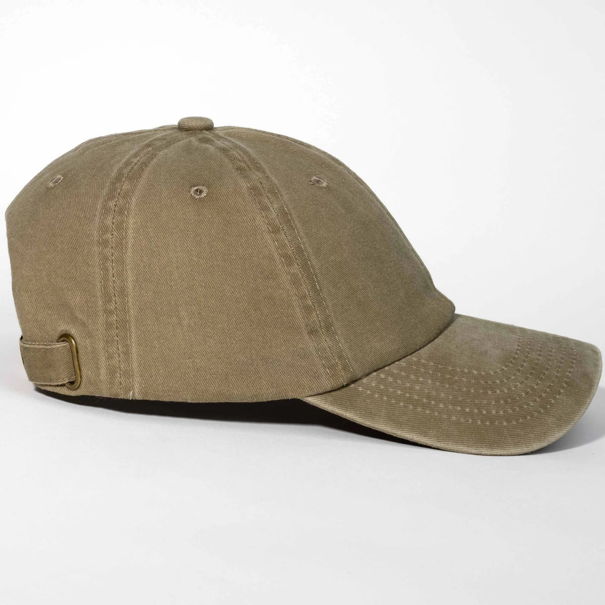 Custom Embroidered Dad Hat — front view of the embroidered cap