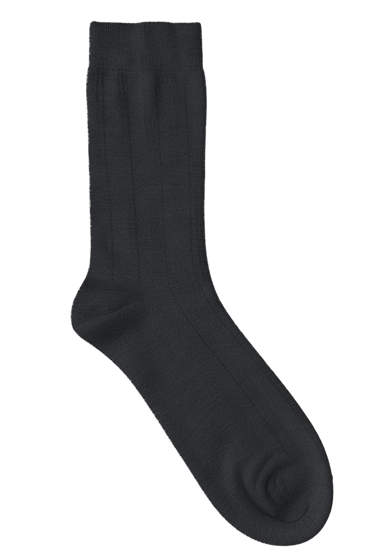Black groom dress socks, blank — no embroidery
