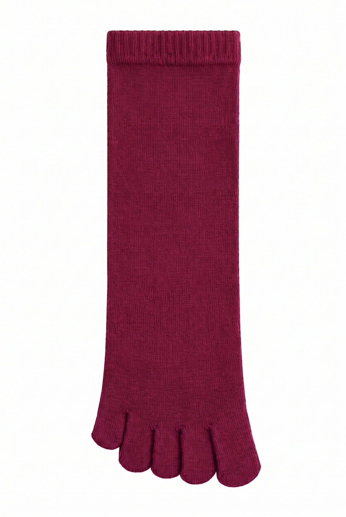 Burgundy toe socks, blank — no embroidery