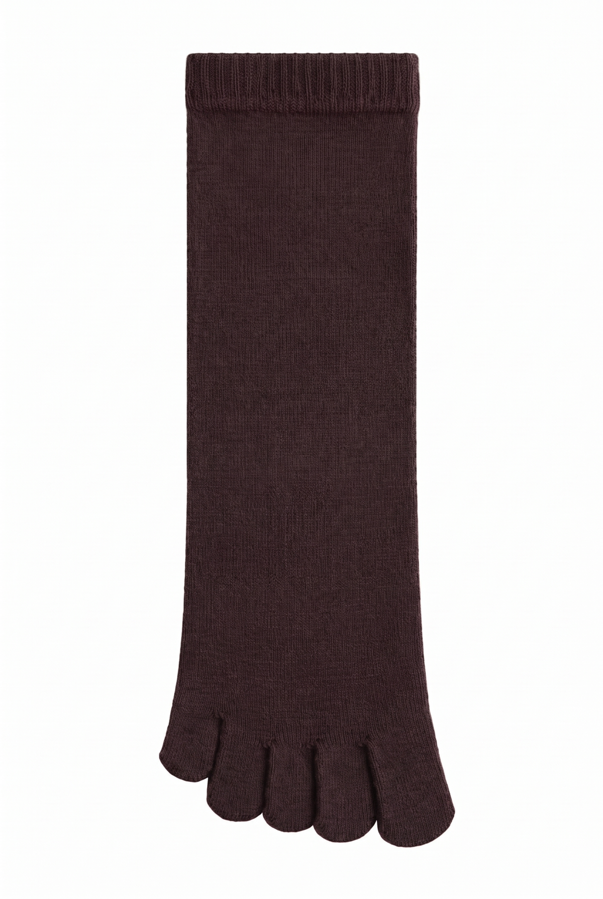 Dark Brown toe socks, blank