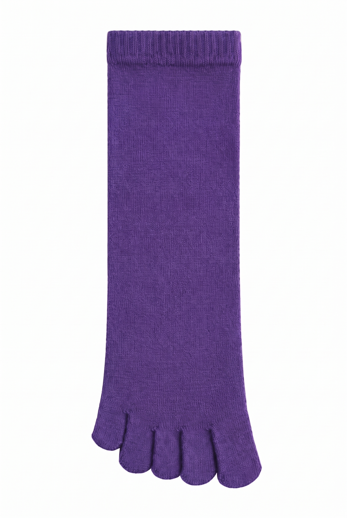 Purple toe socks, blank — no embroidery