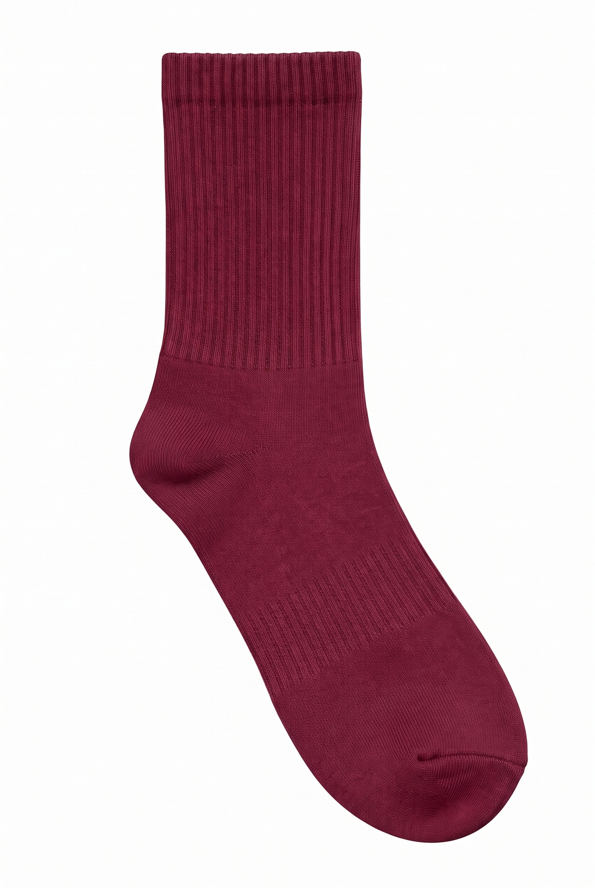 Burgundy tennis socks, blank