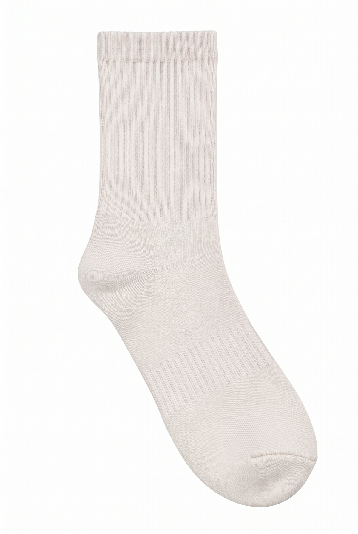 Off White tennis socks, blank — no embroidery
