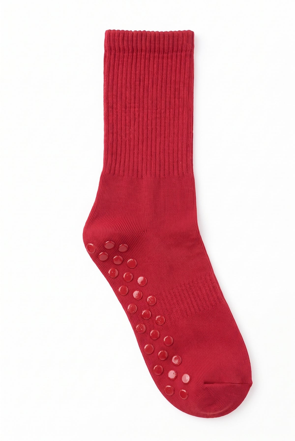 Red dot grip pilates socks, blank