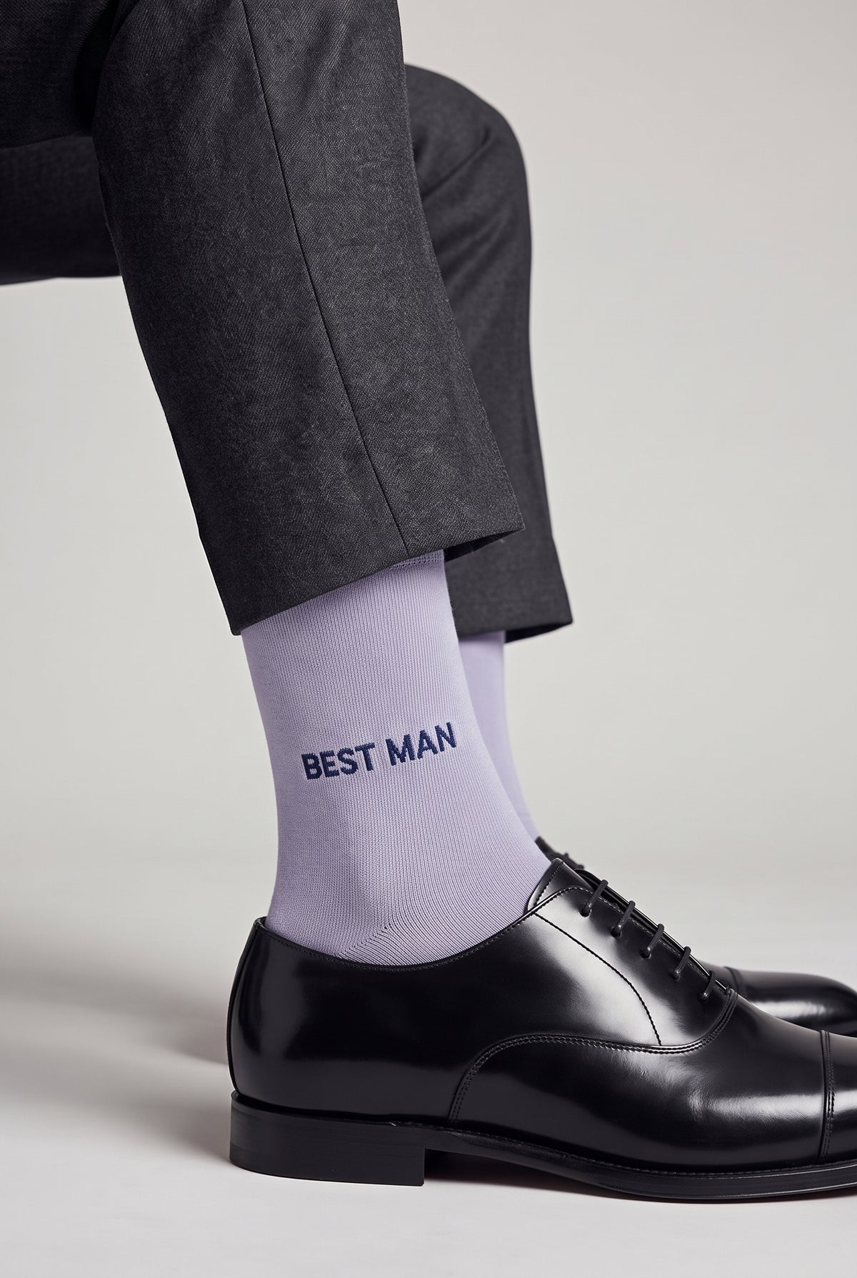 Custom Name Socks in ice blue