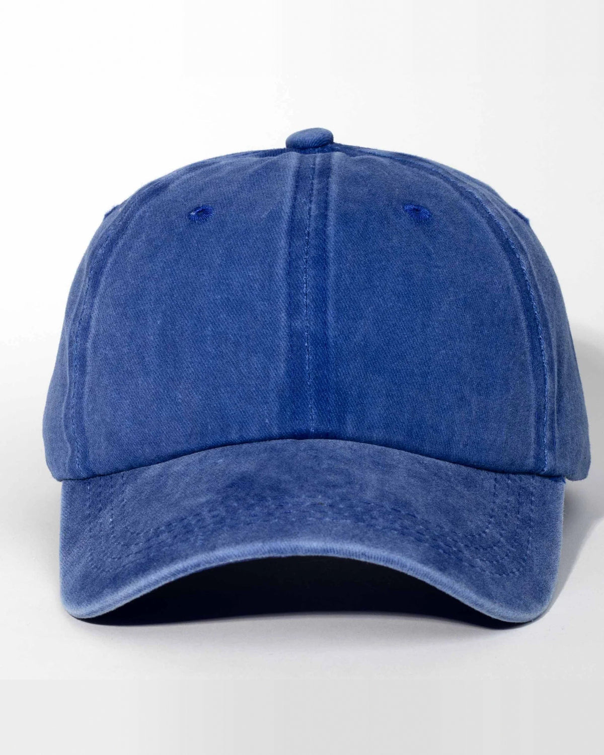 Denim Blue dad hat, blank — no embroidery
