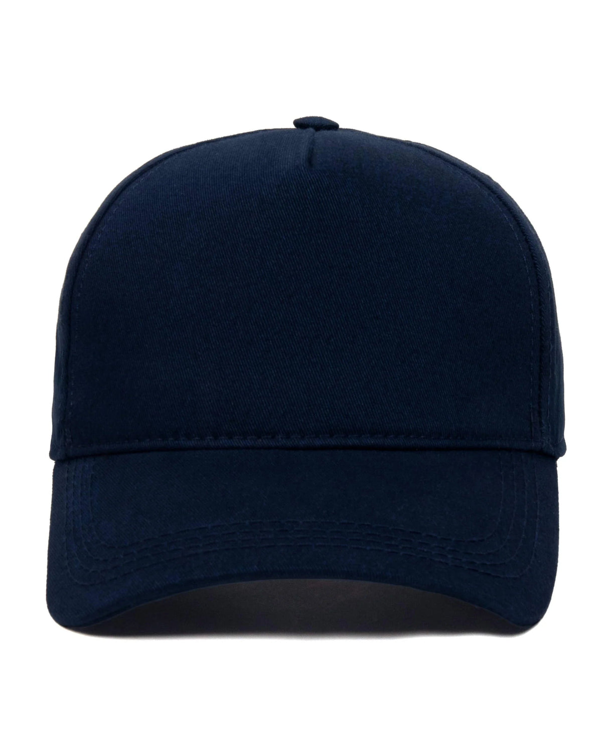 Navy Blue baseball cap, blank — no embroidery
