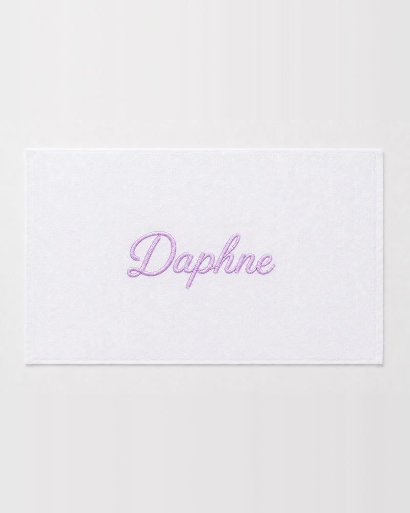 Wholesale Daphne Embroidered Bamboo Hand Towel | Bulk Personalized Towels, 25+ Pieces