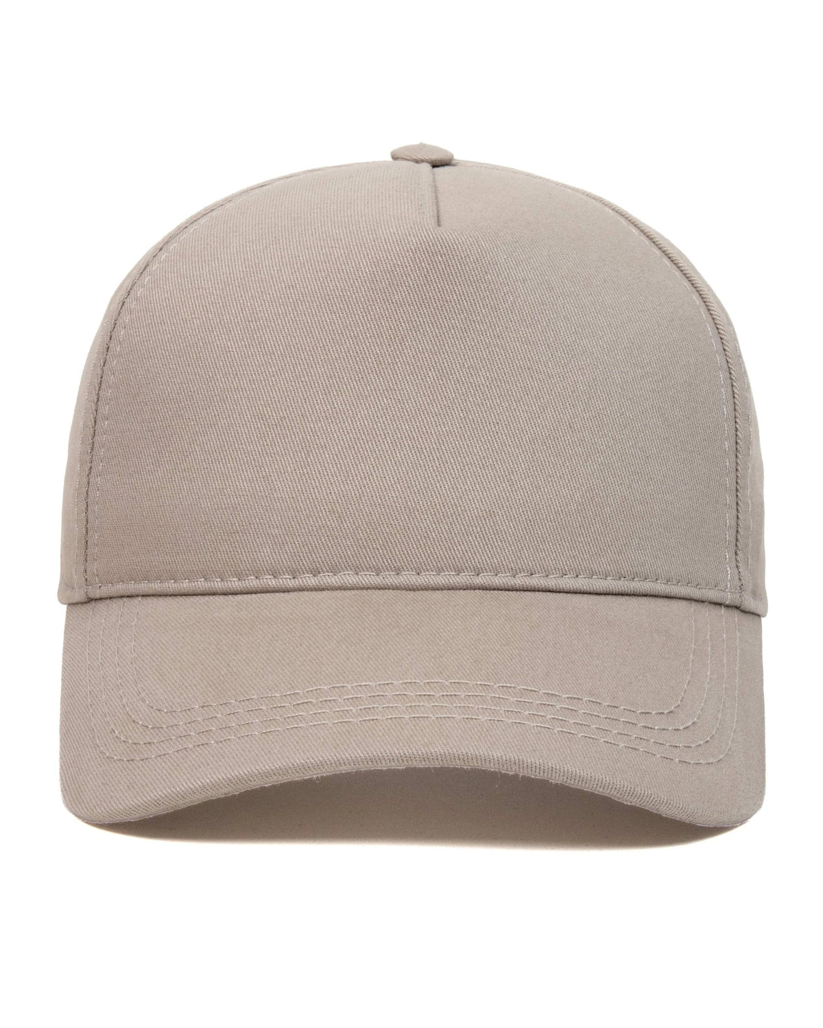 Beige baseball cap, blank — no embroidery