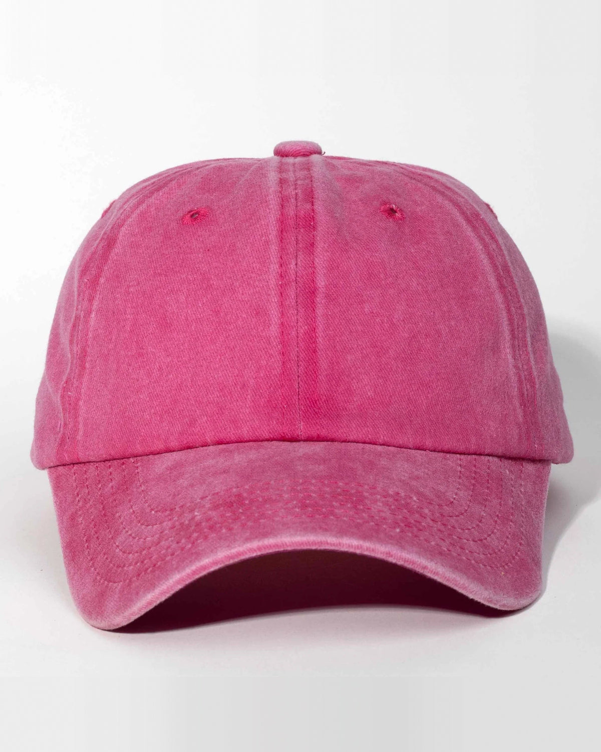 Hot Pink dad hat, blank — no embroidery